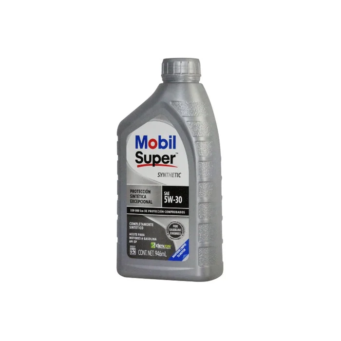 Imagen orientativa del tipo de producto: Aceite Mobil Super Extengine 5W30. Imagen orientativa · confirma marca, grado y presentación con el asesor.