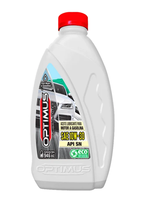 Imagen orientativa del tipo de producto: Aceite Optimus 10W30 SN 1L. Imagen orientativa de la línea comercial · confirma viscosidad y presentación.