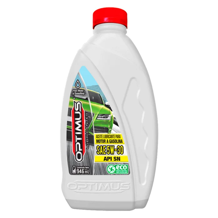 Imagen orientativa del tipo de producto: Aceite Optimus 5W30 SN 1L. Imagen orientativa de la línea comercial · confirma viscosidad y presentación.