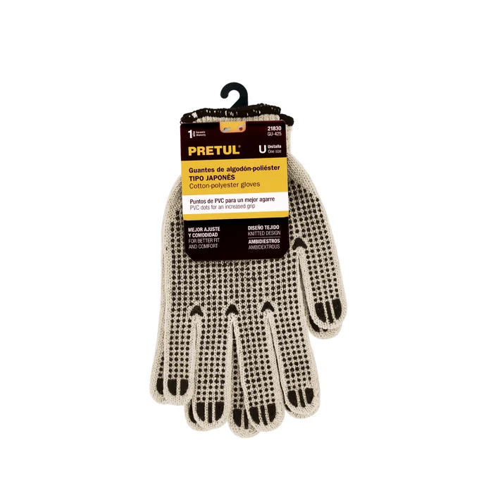 Imagen orientativa del tipo de producto: Guantes de Algodon con Puntos de Pvc en Palma. Imagen orientativa · confirma modelo, medidas y presentación.