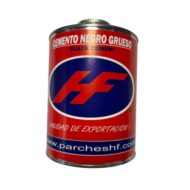 Foto del modelo: Cemento HF Negro 1 Litro. Cemento negro HF · bote de 1 litro