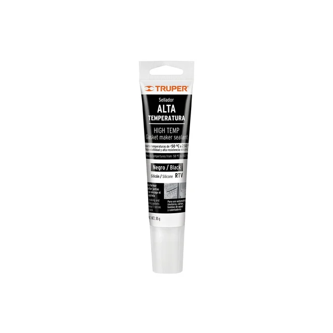 Foto del modelo: Sellador para Altas Temperaturas Silicon Negro. Foto ALTE-N · silicón negro para altas temperaturas