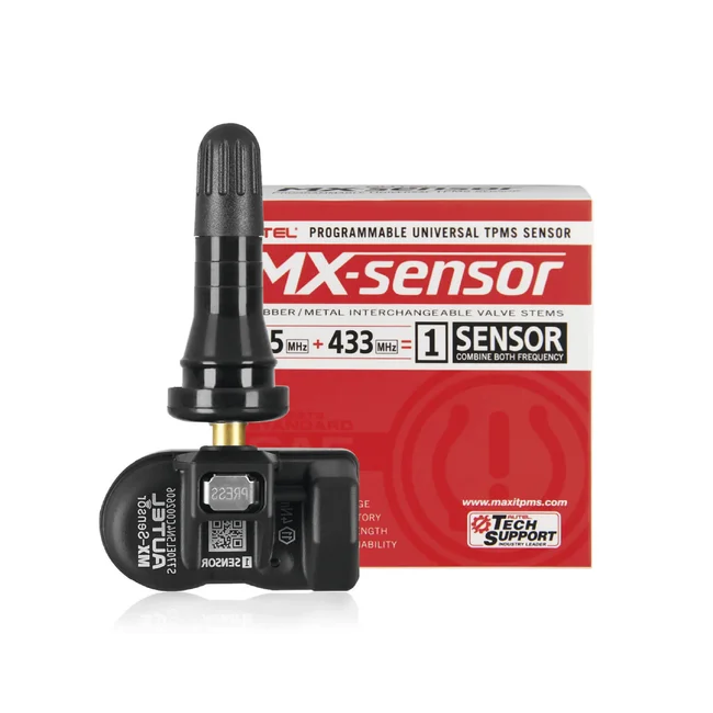 Imagen orientativa del tipo de producto: Pivote Sensor Tpms Autel MX. Referencia de sensor Autel · confirma modelo y válvula