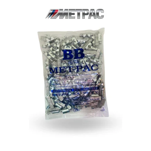 Imagen orientativa del tipo de producto: Contrapeso AW 1. Referencia de contrapeso · venta por pieza; confirma peso y tipo de rin