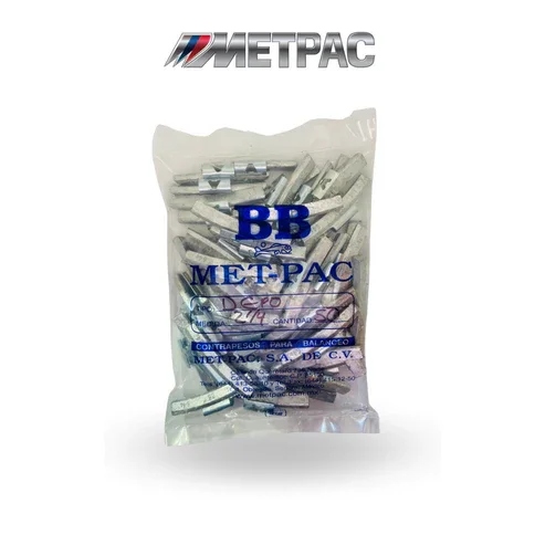 Imagen orientativa del tipo de producto: Contrapeso AW 2 1/4. Referencia de contrapeso · venta por pieza; confirma peso y tipo de rin