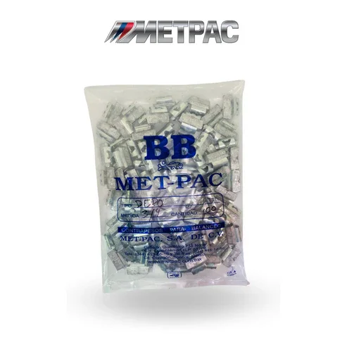 Imagen orientativa del tipo de producto: Contrapeso AW 3/4. Referencia de contrapeso · venta por pieza; confirma peso y tipo de rin