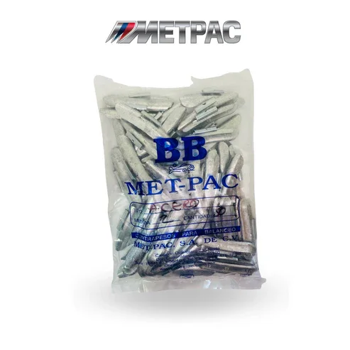 Imagen orientativa del tipo de producto: Contrapeso RA 2. Referencia de contrapeso · venta por pieza; confirma peso y tipo de rin